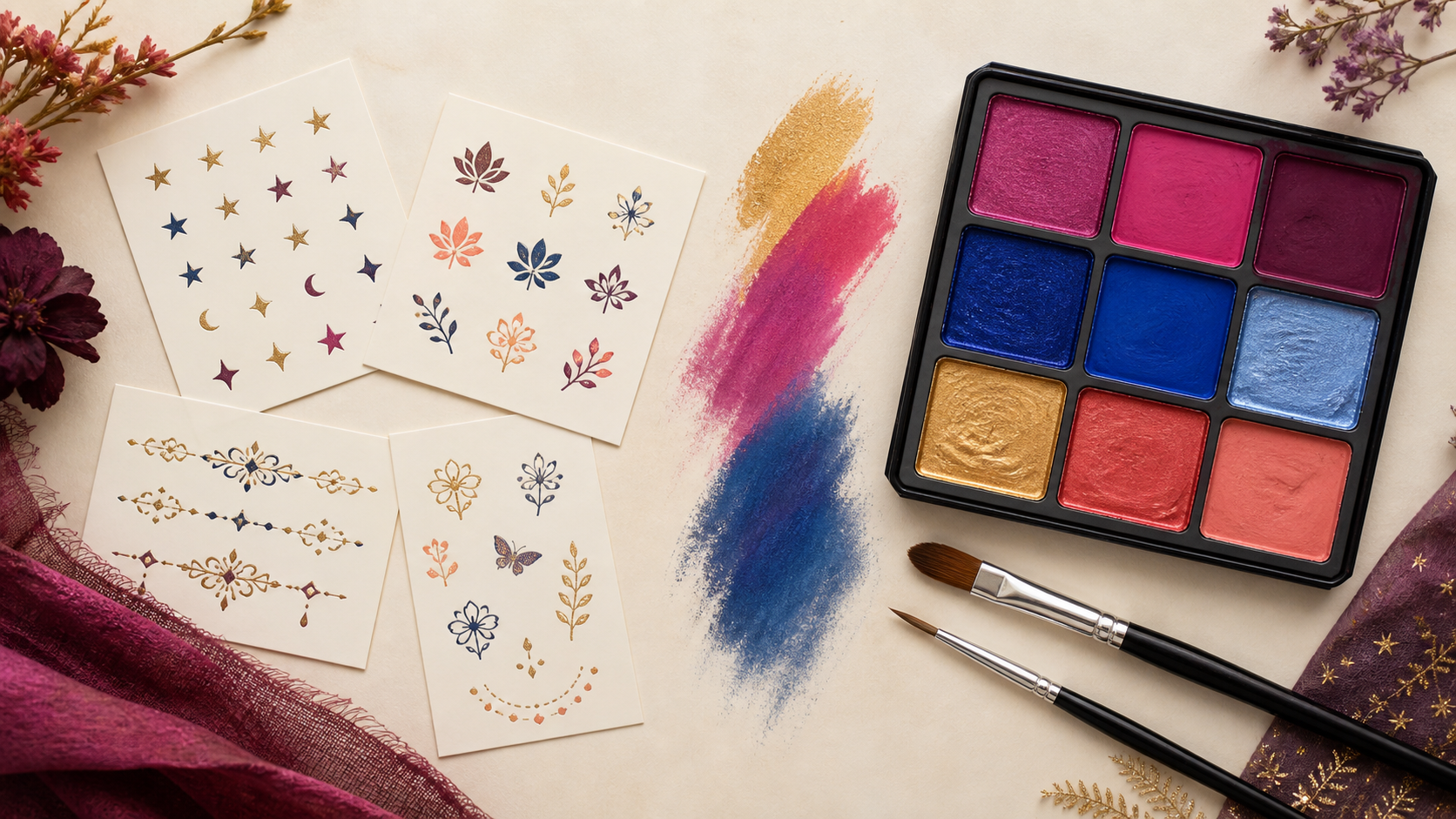 Temporary Tattoos Instead of Face Paint for Festivals: Which Should You Choose?