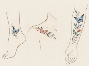 Butterfly Temporary Tattoo Placement Ideas: Match the Motif to Your Space